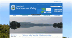 Desktop Screenshot of madawaskavalley.ca