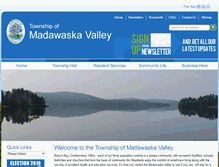 Tablet Screenshot of madawaskavalley.ca